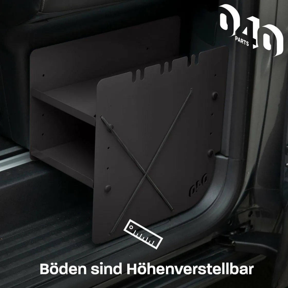 040 Parts Wohnmobil Schränke^Black Schuhregal - VW T5 T6 T6.1
