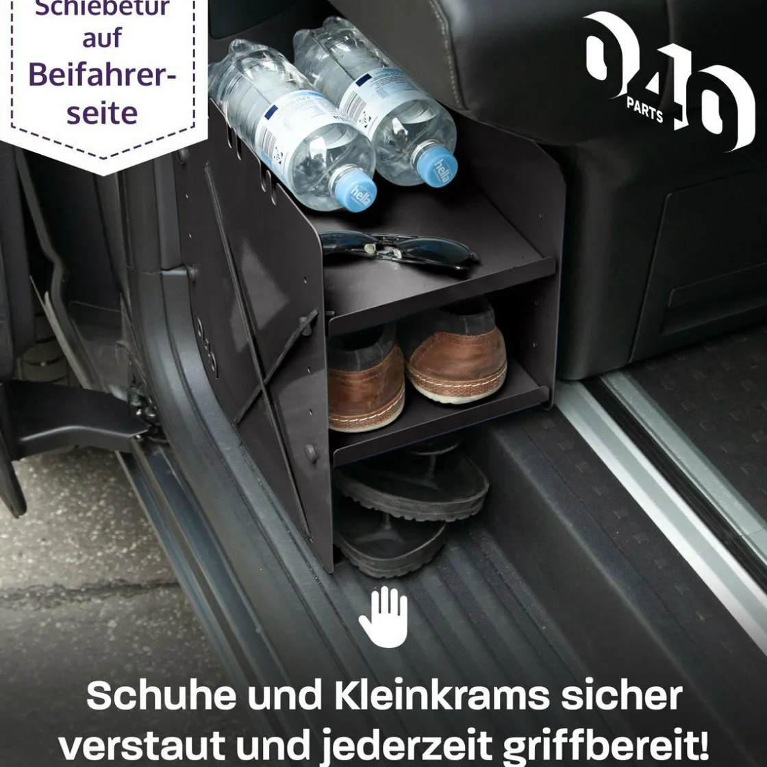 040 Parts Wohnmobil Schränke-Black Schuhregal - VW T7
