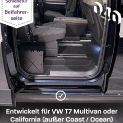 040 Parts Wohnmobil Schränke-Black Schuhregal - VW T7