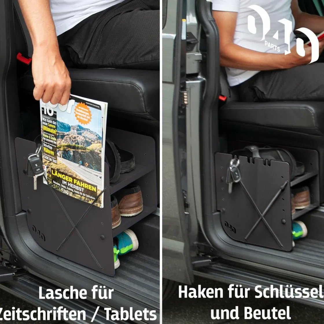 040 Parts Wohnmobil Schränke-Black Schuhregal - VW T7
