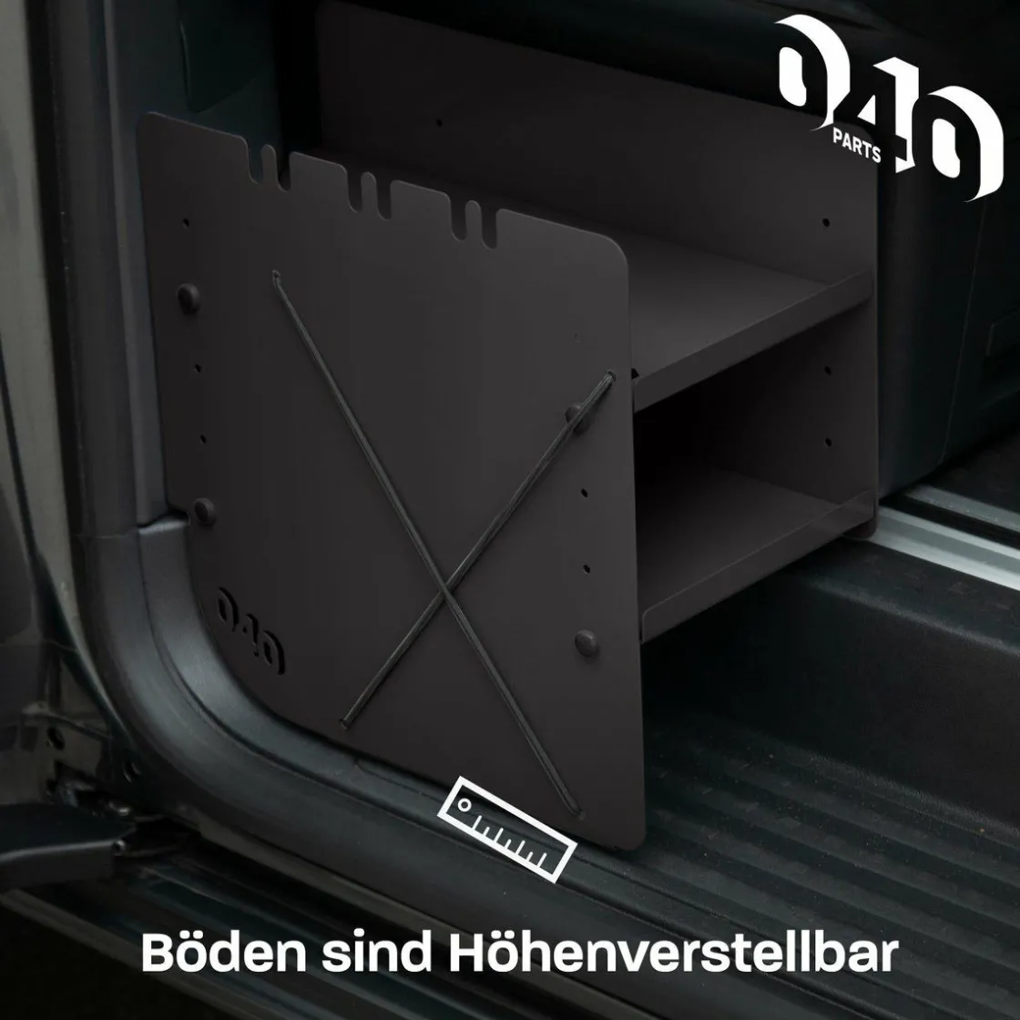 040 Parts Wohnmobil Schränke-Black Schuhregal - VW T7