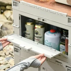 040 Parts faltbare Aufbewahrungsbox - 65 Liter< Aufbewahrungsboxen