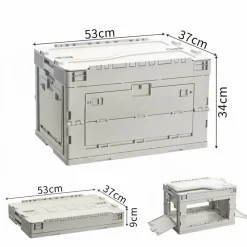 040 Parts faltbare Aufbewahrungsbox - 65 Liter< Aufbewahrungsboxen