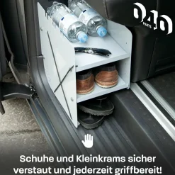 040 Parts Grey Schuhregal - VW T5 T6 T6.1< Wohnmobil Schränke