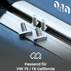 040 Parts M8x20 Edelstahl T-Schraube - Set von 4< Wohnmobil Schränke