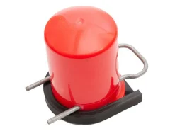 040 Parts Propangasflasche Schutzkappenhalter - Red< Gasflaschenhalterungen