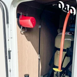 040 Parts Propangasflasche Schutzkappenhalter - Red< Gasflaschenhalterungen
