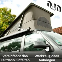 040 Parts Dachzelt Zubehör^Spanngummi Aufstelldach - VW T5 T6 T7