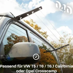 040 Parts Wäscheleine für VW T5 T6 T6.1< Wäscheleinen Camping