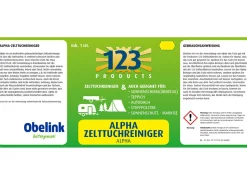 123 Products Pflege & Reparatuur|Pflege & Reparatuur-Alpha Zelttuchreiniger