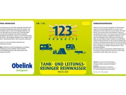 123 Products Frischwassertank- und Rohrreiniger - 0,5 Liter< Reinigungsartikel
