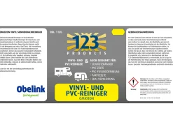 123 Products Pflege & Reparatuur|Pflege & Reparatuur^Omicron PVC- und Vinyl Reiniger