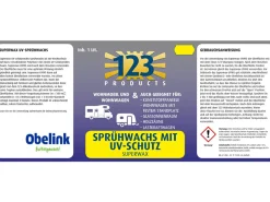 123 Products Reinigungsartikel-UV Superwax mit Sprayer