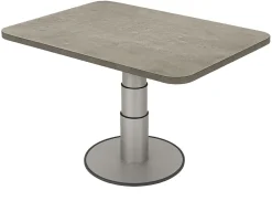 VierTec 80 x 45 cm Betonoptik Tischplatte< Tischbeine & Tischplatten
