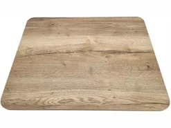VierTec Tischbeine & Tischplatten-90 x 58 cm Eichenoptik Tischplatte