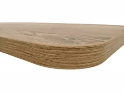 VierTec Tischbeine & Tischplatten-90 x 58 cm Eichenoptik Tischplatte