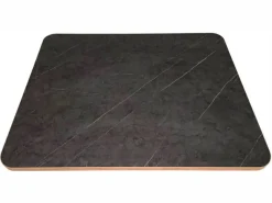VierTec Tischbeine & Tischplatten^90 x 58 cm Marmoroptik Tischplatte