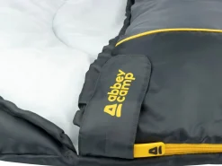 Abbey Camp Berlin Mumienschlafsack - Grey/Yellow< Sommerschlafsäcke|Mumienschlafsäcke