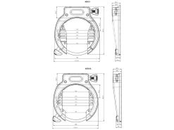 Abus Fahrrad Zubehör^AMPARO 4650X R OE Rahmenschloss