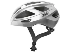 Abus Macator Gleam Silver Fahrradhelm< Fahrradhelme