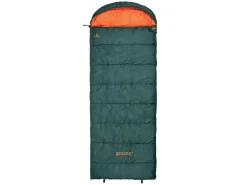 Acamp Emery 220 x 85 cm Schlafsack mit Kapuze - Dark Green< Deckenschlafsäcke|Sommerschlafsäcke