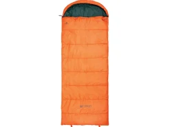 Acamp Deckenschlafsäcke|Sommerschlafsäcke^Emery 220 x 85 cm Schlafsack mit Kapuze - Orange
