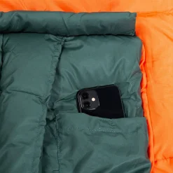 Acamp Deckenschlafsäcke|Sommerschlafsäcke^Emery 220 x 85 cm Schlafsack mit Kapuze - Orange