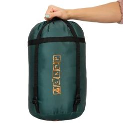 Acamp Harper 220 x 85 cm Mumienschlafsack - Green< Sommerschlafsäcke|Mumienschlafsäcke
