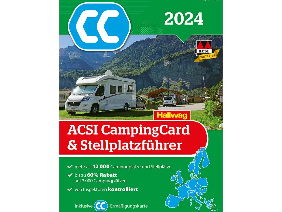 ACSI Reiseführer^2024 CampingCard Stellplatzführer