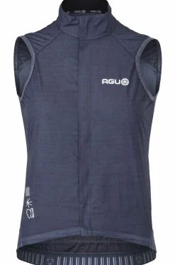 AGU Breakaway Damen Wind Weste - Blue< Fahrradbekleidung