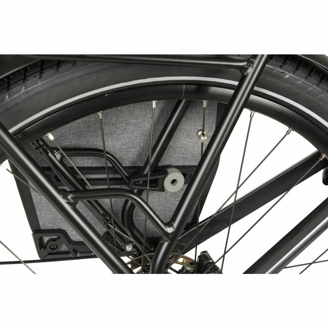 AGU Fahrrad Zubehör|Fahrradtaschen^Clean Shelter Click'nGo Medium Einzelne Fahrradtasche - Grey