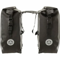 AGU Fahrrad Zubehör|Fahrradtaschen^Clean Shelter Large Doppelte Fahrradtasche - Grey