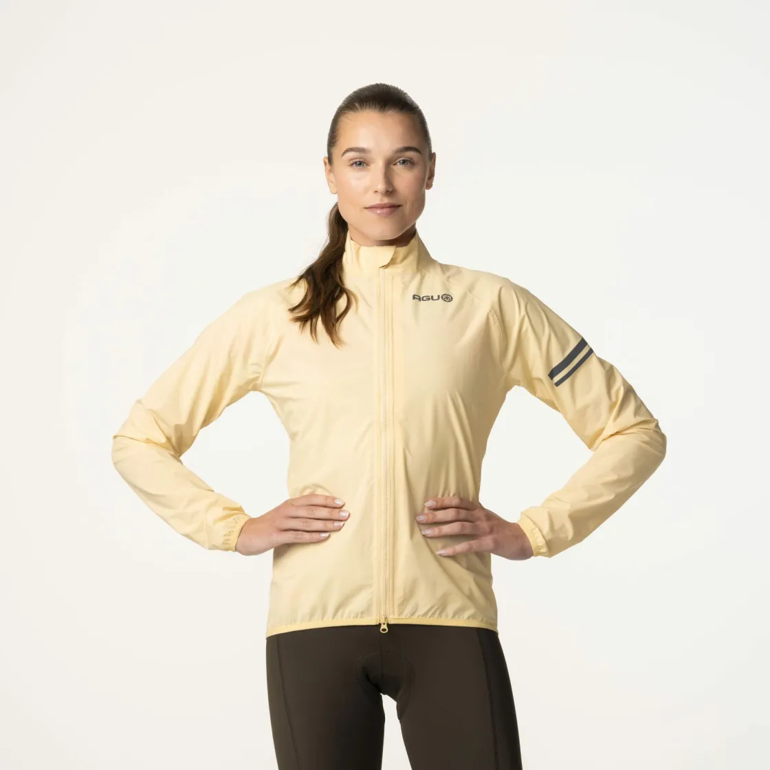 AGU Jacken^Essential Damen Regenjacke - Beige