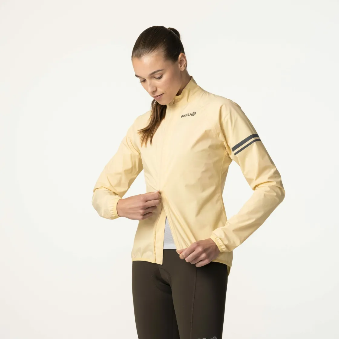 AGU Jacken^Essential Damen Regenjacke - Beige