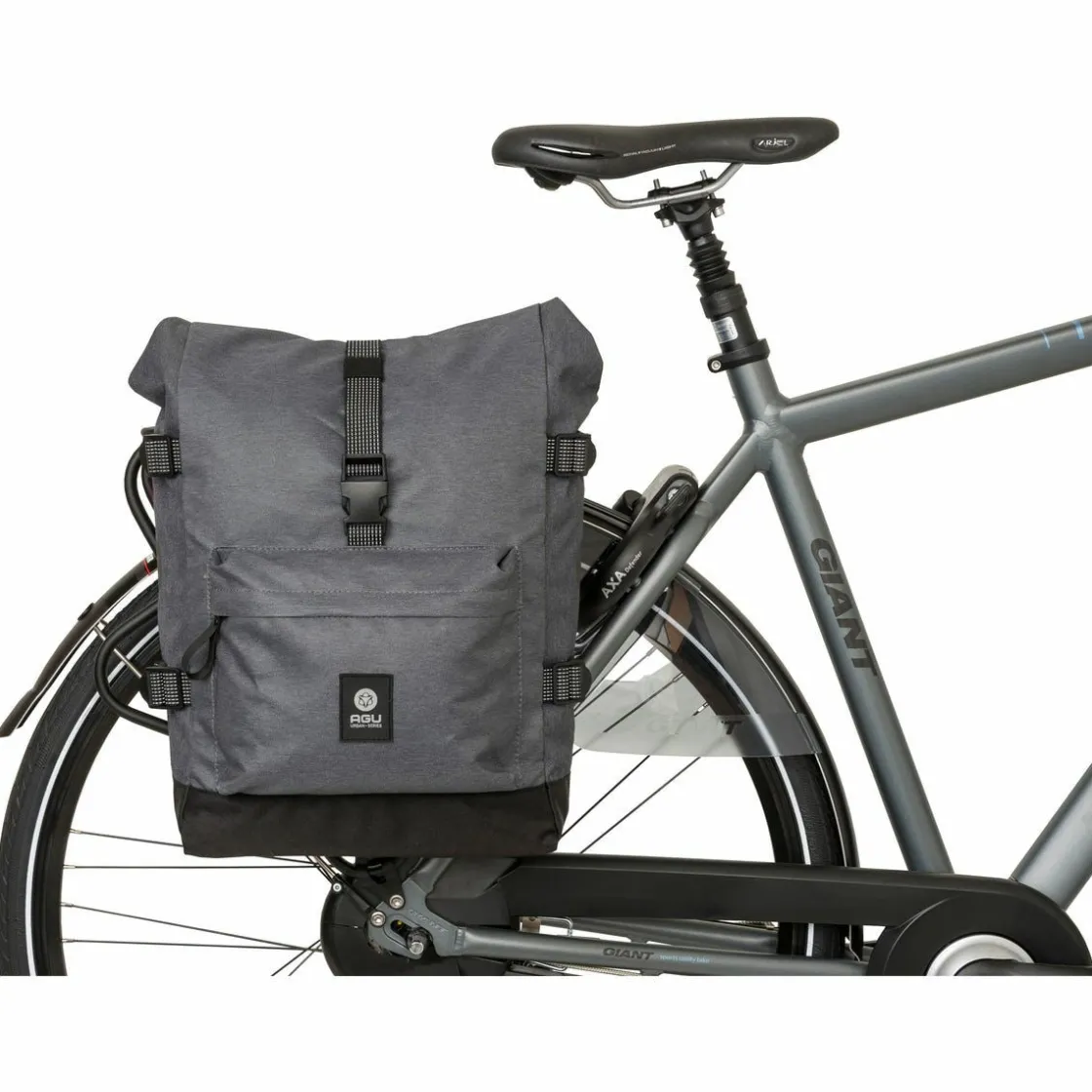 AGU Fahrrad Zubehör|Fahrradtaschen^H2O Roll-Top II Einzelne Fahrradtasche - Grey