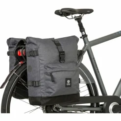 AGU Fahrrad Zubehör|Fahrradtaschen-H2O Roll-Top II Urban Doppelte Fahrradtasche - Grey