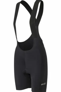 AGU Performance Ultra Short Damen Trägerhose - Black< Fahrradbekleidung