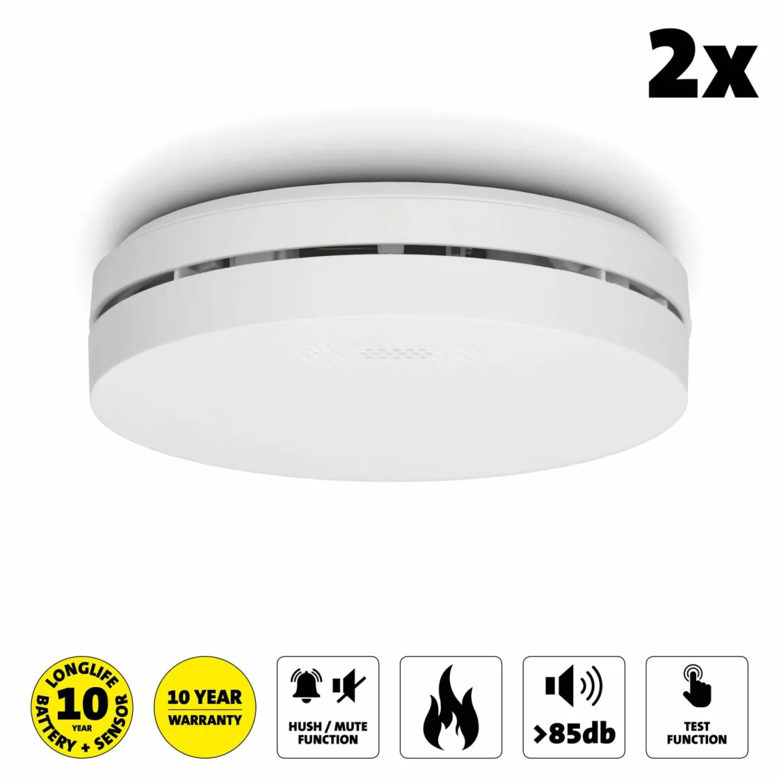Alecto Rauchmelder^sa300 duo rauchmelder - weiss