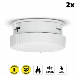 Alecto Rauchmelder-SA-102 Set von 2 Mini-Rauchmelder