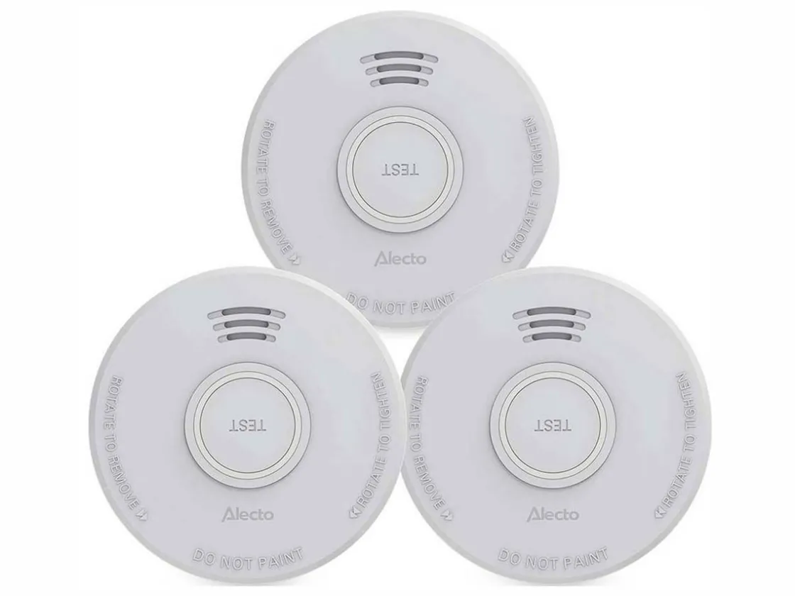 Alecto Rauchmelder^SD110 Rauchmelder - Set von 3