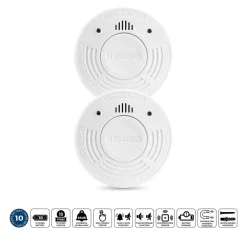 Alecto Rauchmelder-SD1010 Rauchmelder - Set von 2