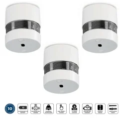 Alecto Rauchmelder^SD1020 Rauchmelder - Set von 3