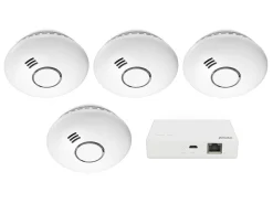 Alecto Rauchmelder-SMART-SMOKE10 Set von 4 Rauchmelders