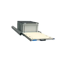 Markenlos Heckauszüge^Alu 120x40 cm Heckauszug mit 2 Boxen mit Deckel und Multiplex