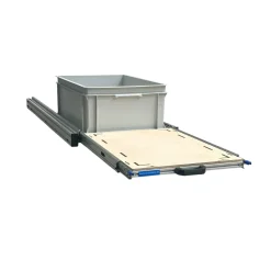 Markenlos Heckauszüge^Alu 120x40 cm Heckauszug mit 1 offene Box und Multiplex platte