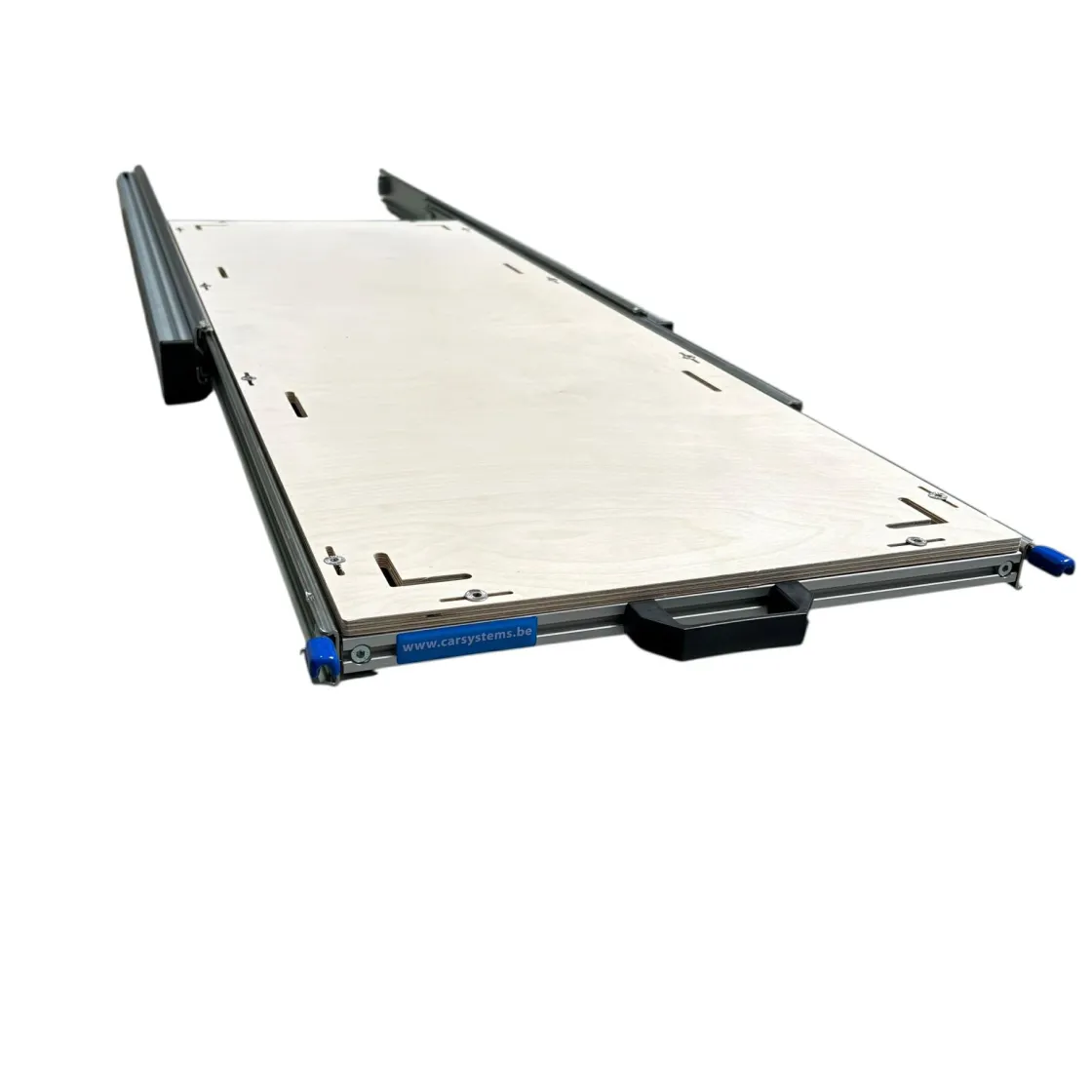 Markenlos Heckauszüge^Aluminium Schiebegestell Camper 120x40 cm mit 9 mm Multiplex