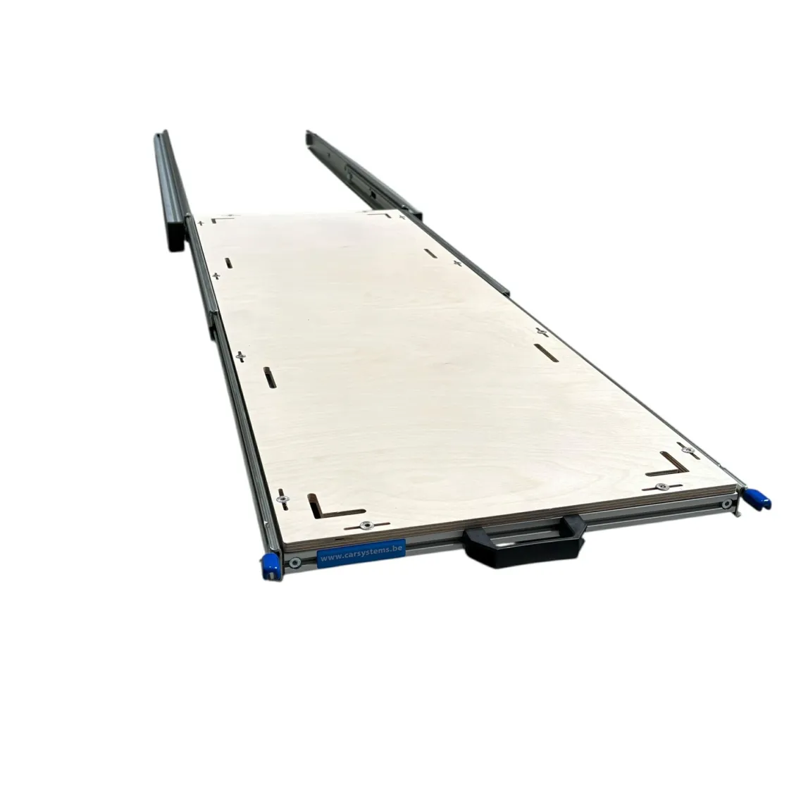 Markenlos Heckauszüge^Aluminium Schiebegestell Camper 120x40 cm mit 9 mm Multiplex