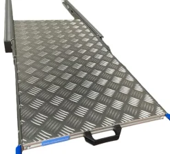 Markenlos Aluminium Wohnmobil Schiebrahmen mit Deckplatte - 90x40 cm< Heckauszüge