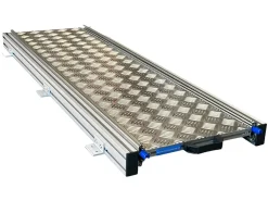 Markenlos Aluminium 120x30 cm Camper Schiebegestell mit Riffelblech< Heckauszüge