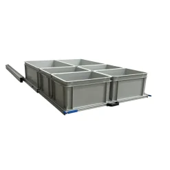 Markenlos Heckauszüge^Aluminium 120x80 cm Heckauszug mit 6 offene Boxen